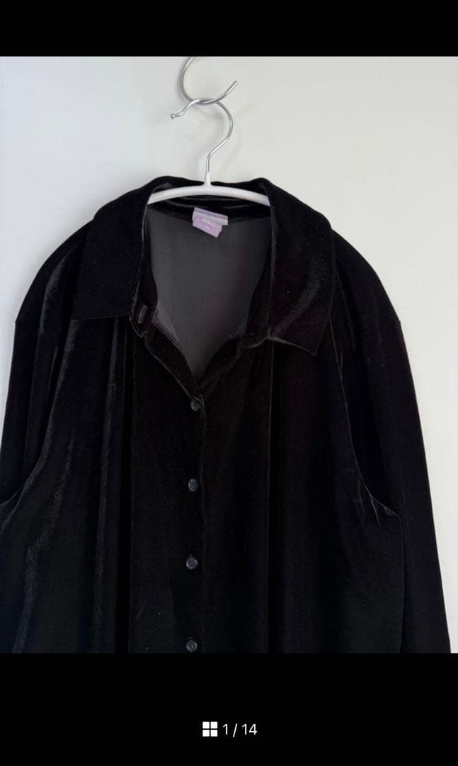 2点まとめ 00s ベロア キャミソールオールインワン ブラック hooked