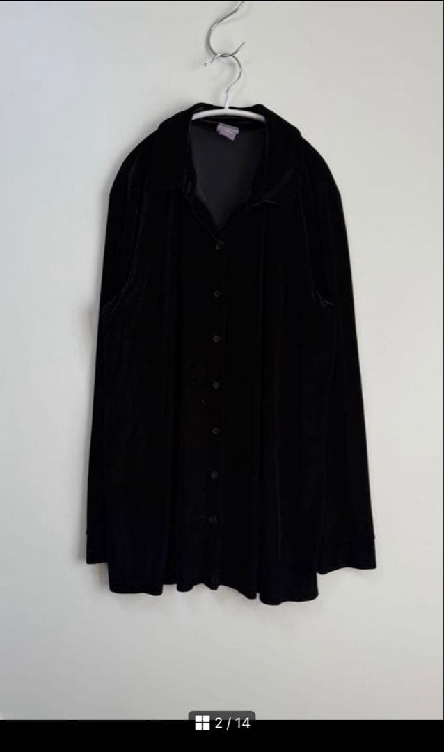 2点まとめ 00s ベロア キャミソールオールインワン ブラック hooked