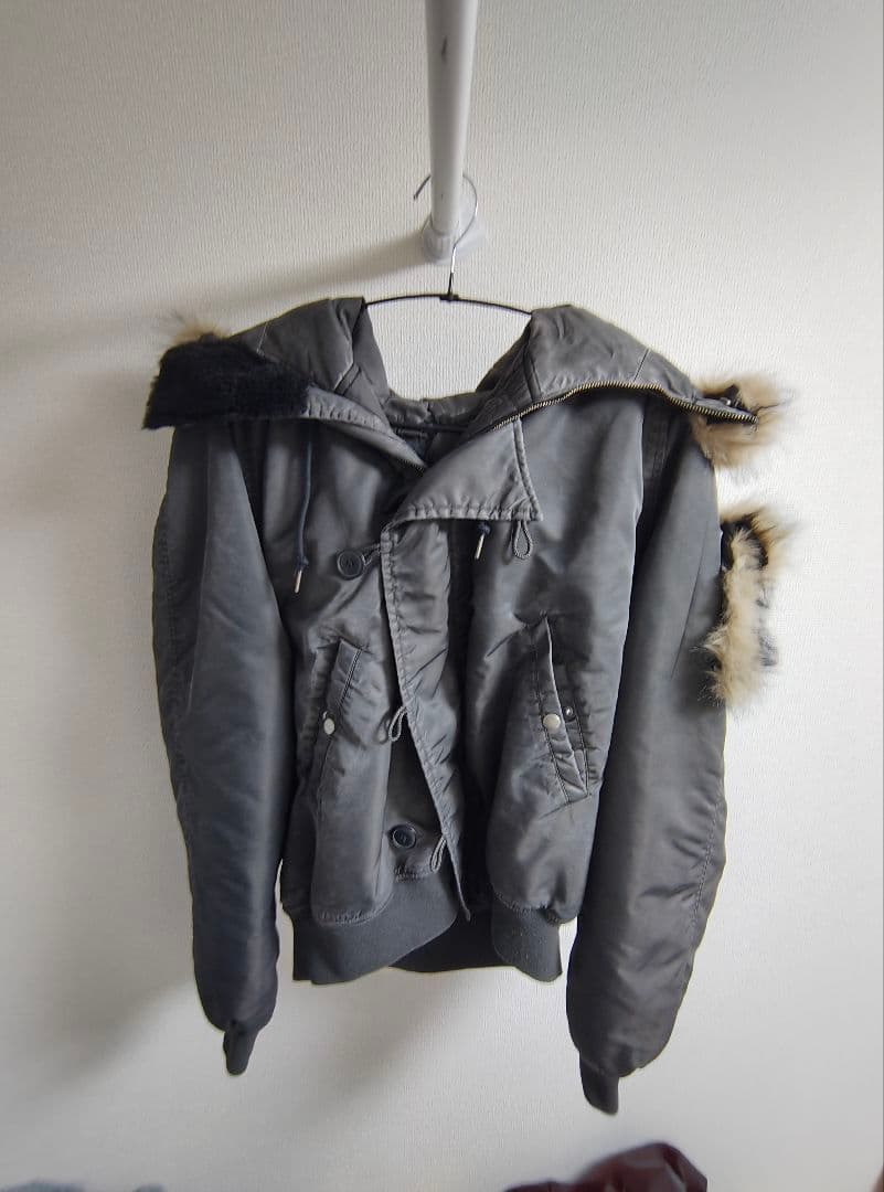 た*X様 即日発送【GRANCY】ファーポケットデザインフェードN2Bジャケット