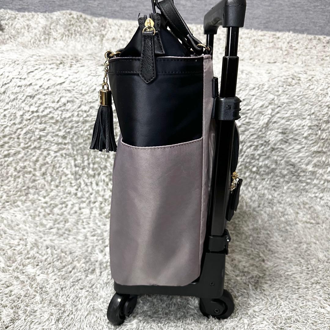 【極美品】SWANY キャリーバッグ レオパード　4輪　機内持ち込み可