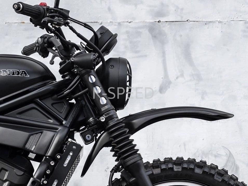 ホンダ CL250-500用 マットブラックのスリムデザインフェンダー