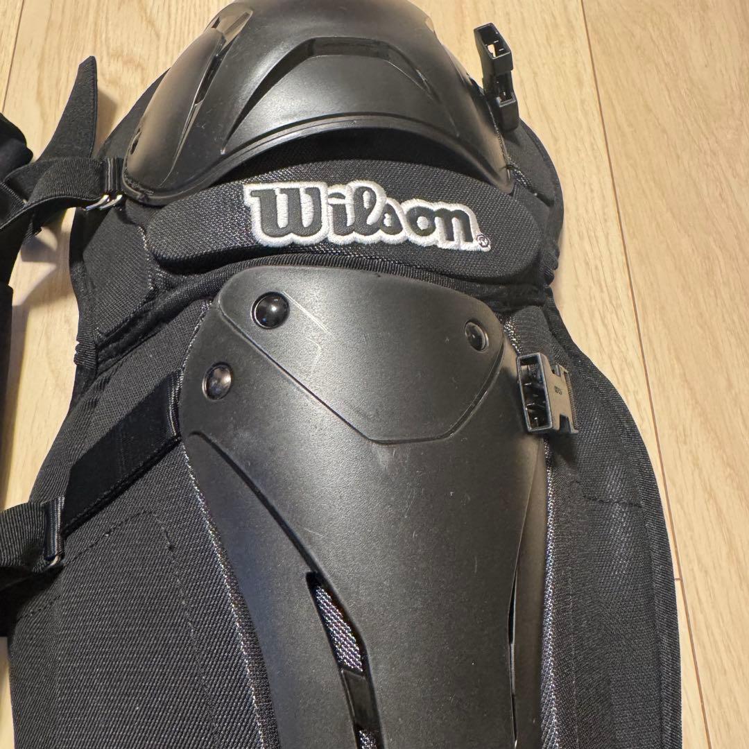 wilson ウイルソン硬式用 審判用 レッグガード　MLサイズ