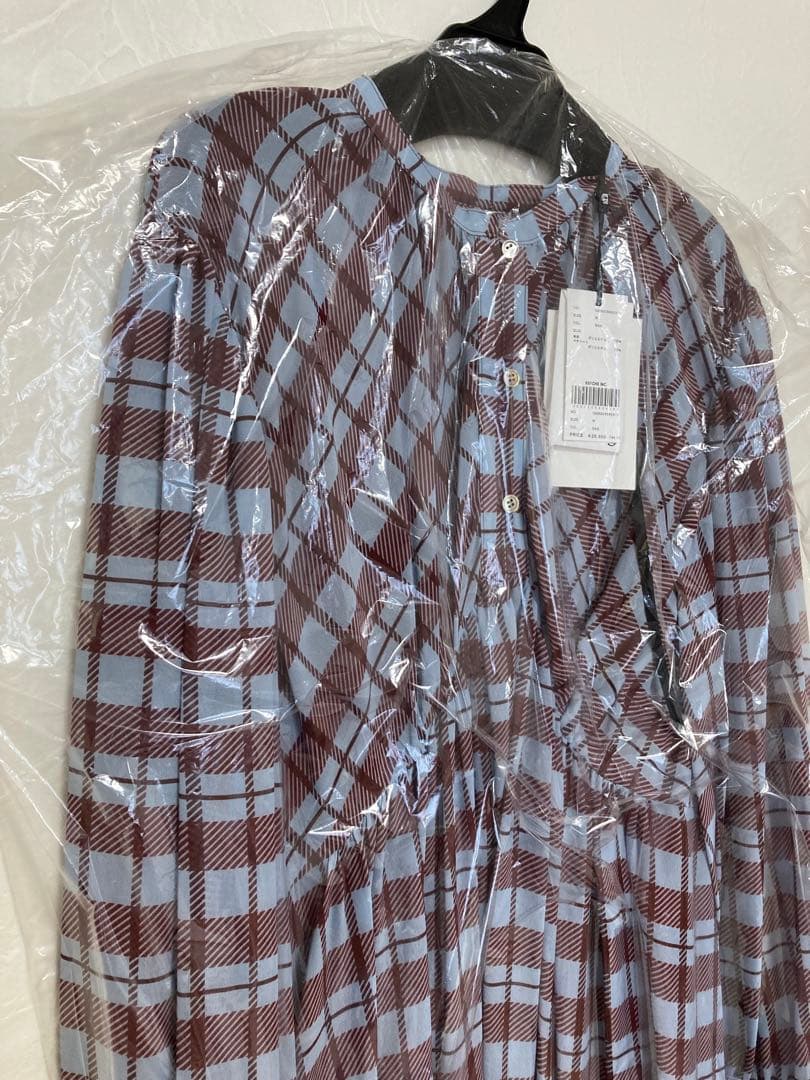 h*0様 お値下げ　 AMERI VINTAGE チェック柄ロングワンピース