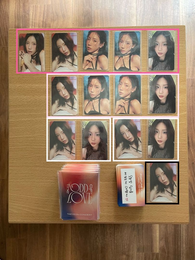 テヨン　コンサート　The ODD Of LOVE 　トレカ