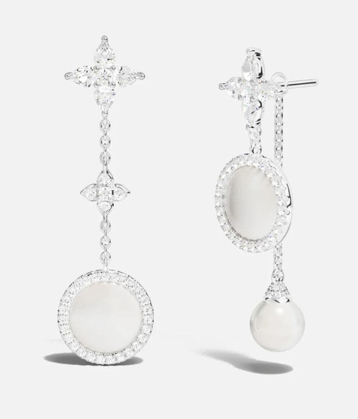 apm monaco マザーオブパール ピアス