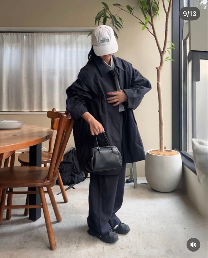 【A.subjjject】CottonNylonOverCollarJacket