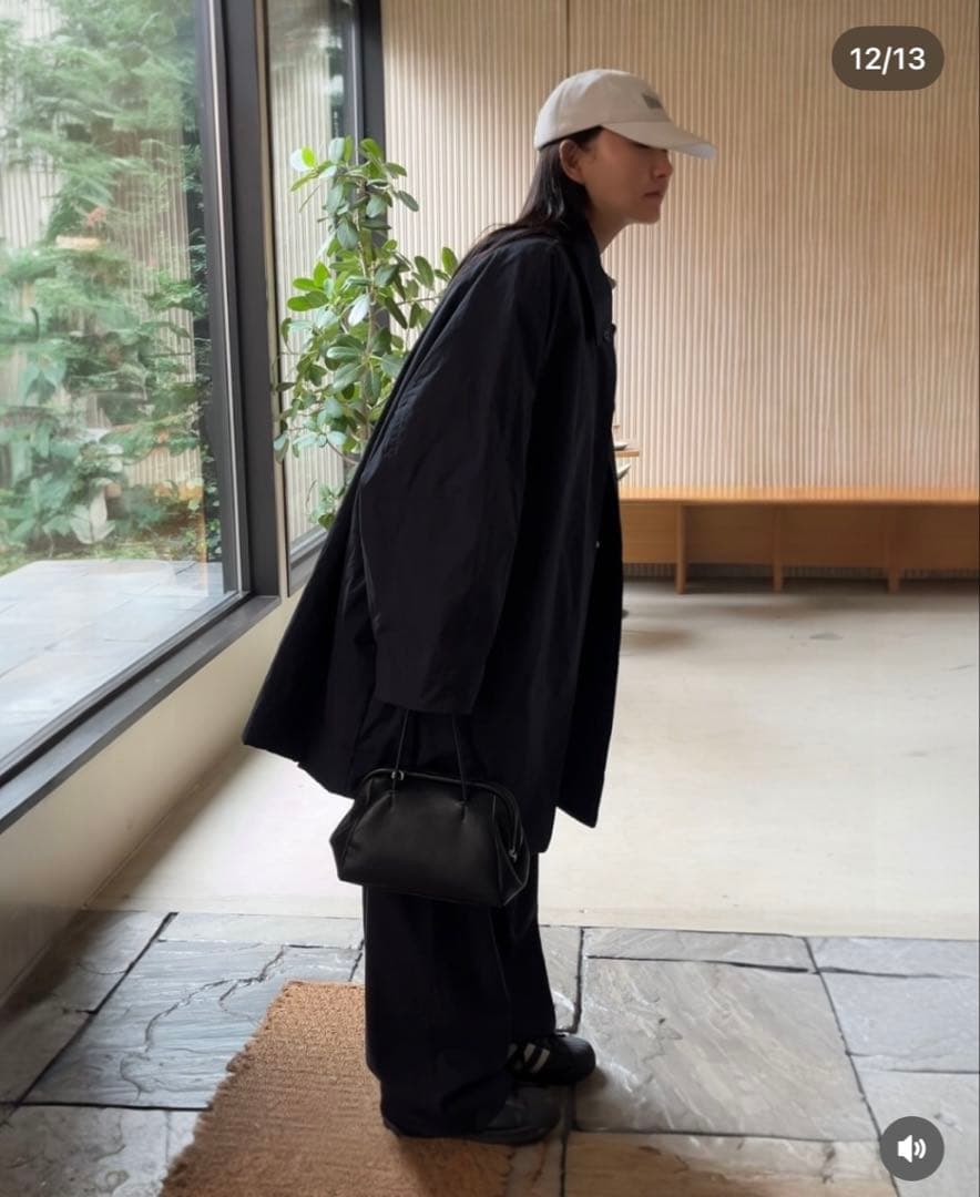 【A.subjjject】CottonNylonOverCollarJacket