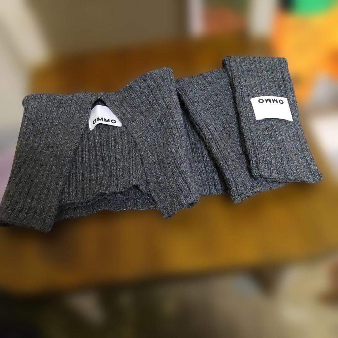 ＯＭＭＯネックウォーマーアームカバーセット　グレー