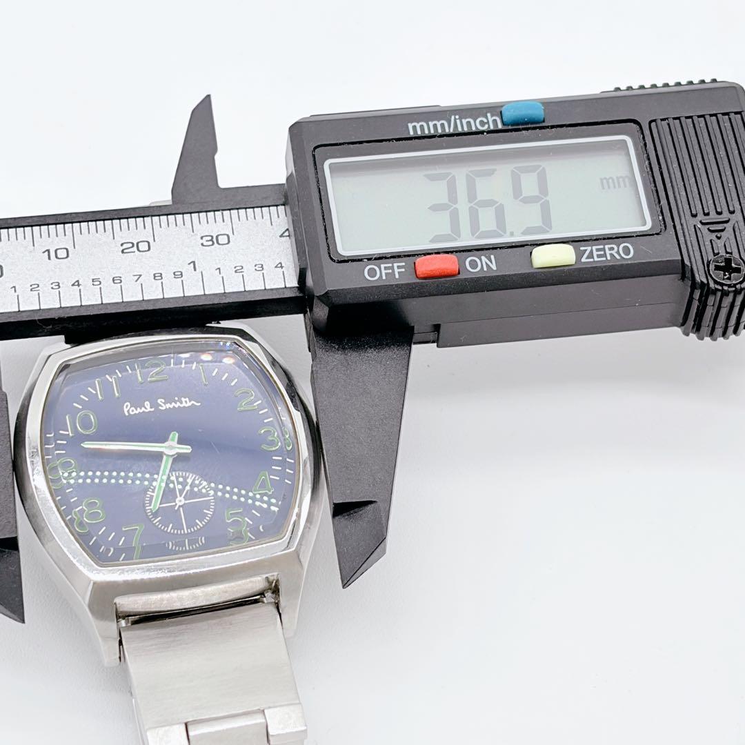 Paul Smith ポールスミス トノー型 スモセコ ネイビー 新品電池