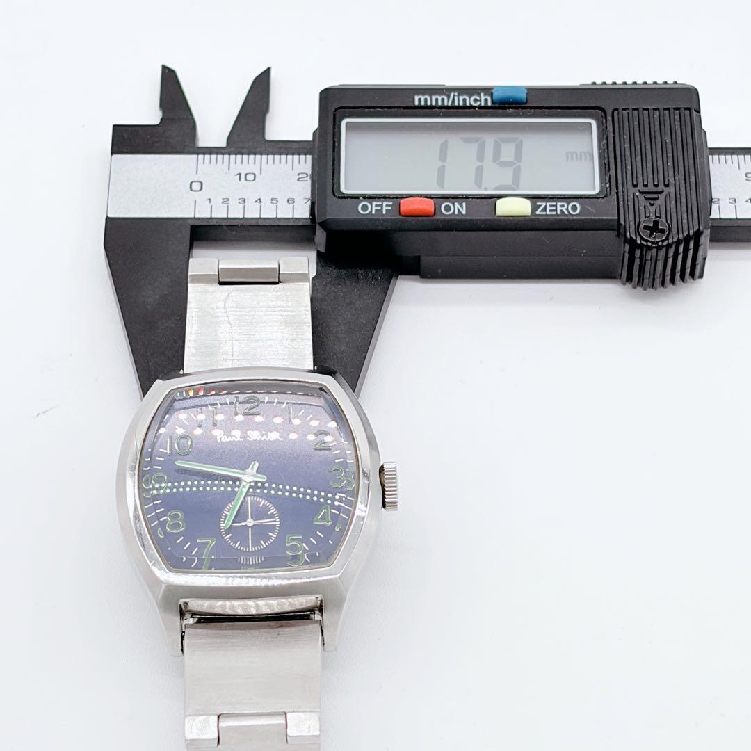 Paul Smith ポールスミス トノー型 スモセコ ネイビー 新品電池