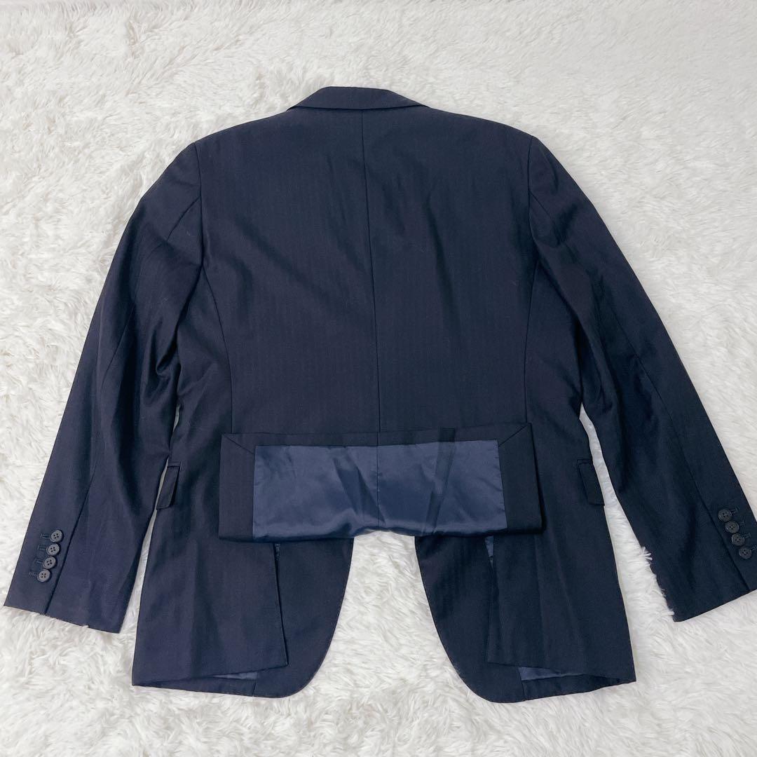 ✨美品✨ バーニーズNY カノニコ生地 スーツ 50 XL ストライプ