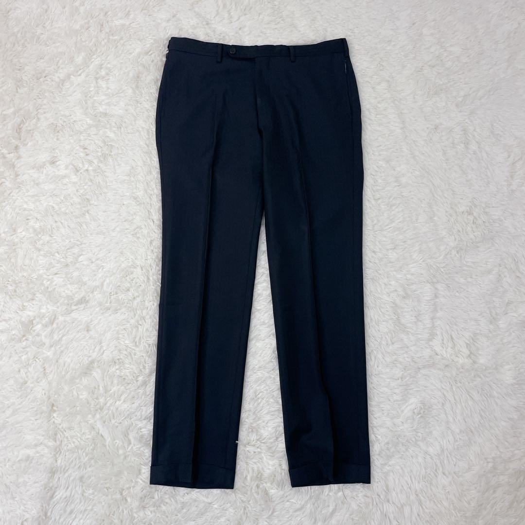 ✨美品✨ バーニーズNY カノニコ生地 スーツ 50 XL ストライプ