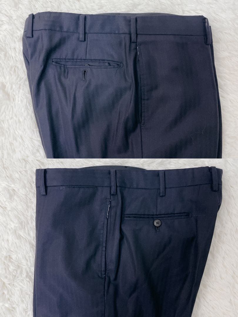 ✨美品✨ バーニーズNY カノニコ生地 スーツ 50 XL ストライプ