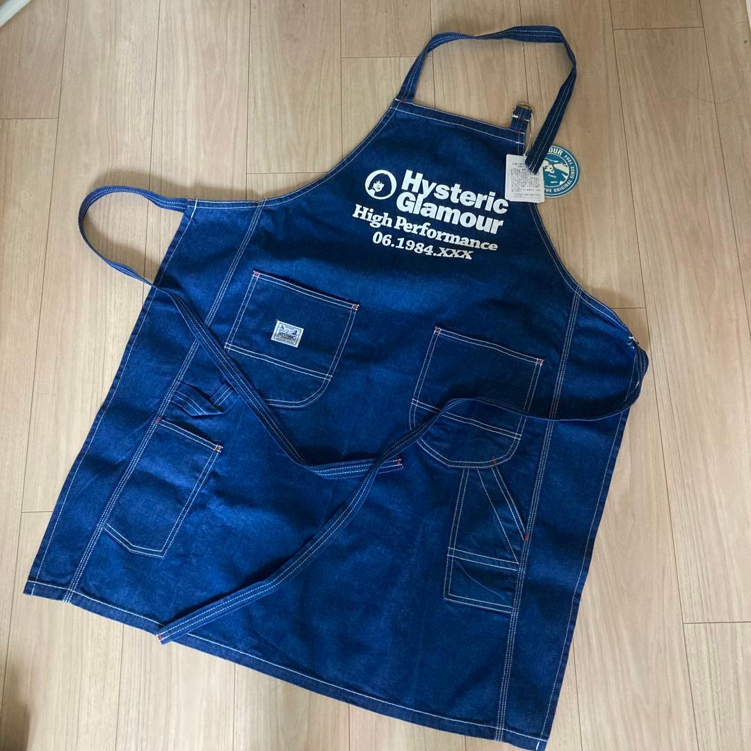 HYSTERICGLAMOUR HYSTERIC SIGN DENIM エプロン