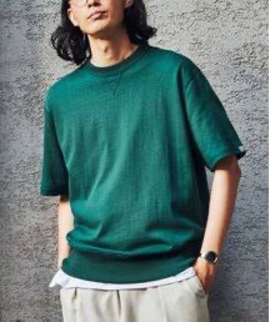 ループウィラー エディフィス 別注 ツリテンジクスウェット型ワイドTシャツ XL