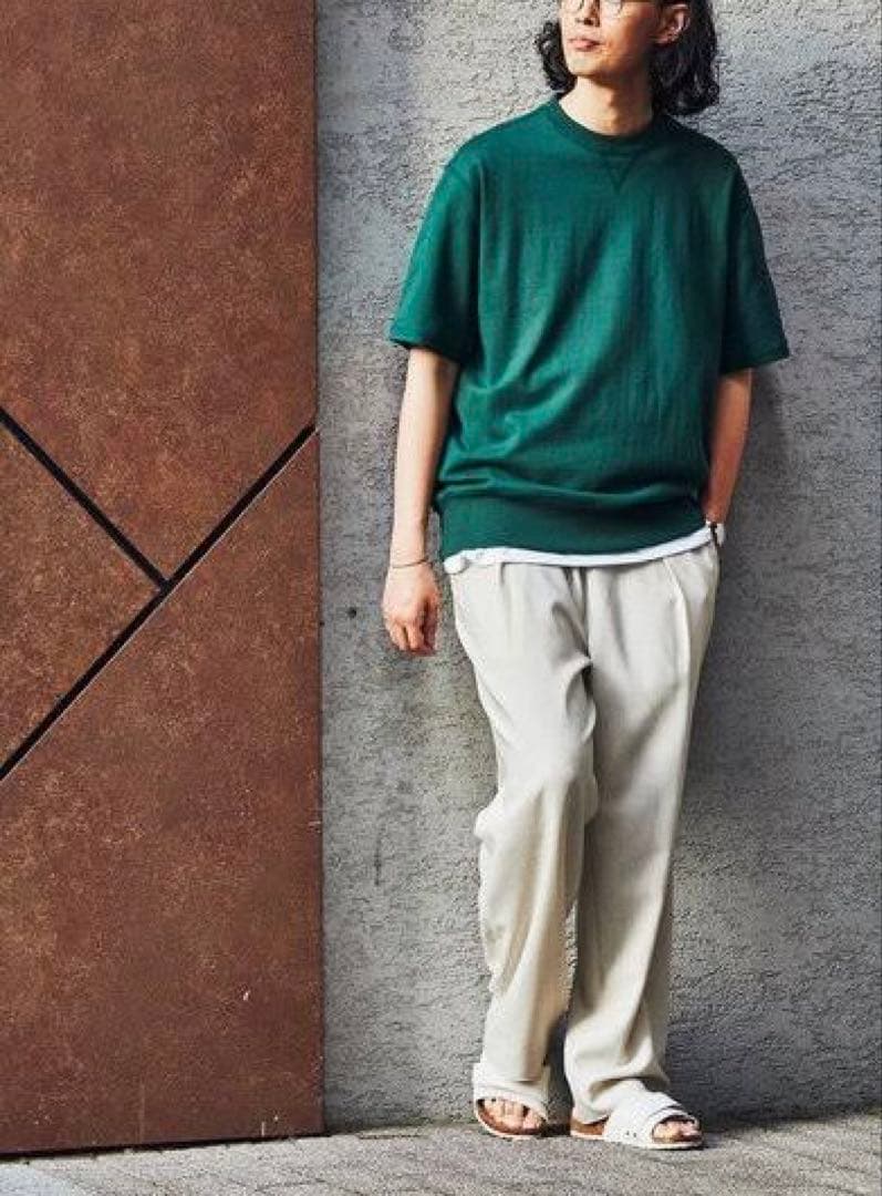 ループウィラー エディフィス 別注 ツリテンジクスウェット型ワイドTシャツ XL