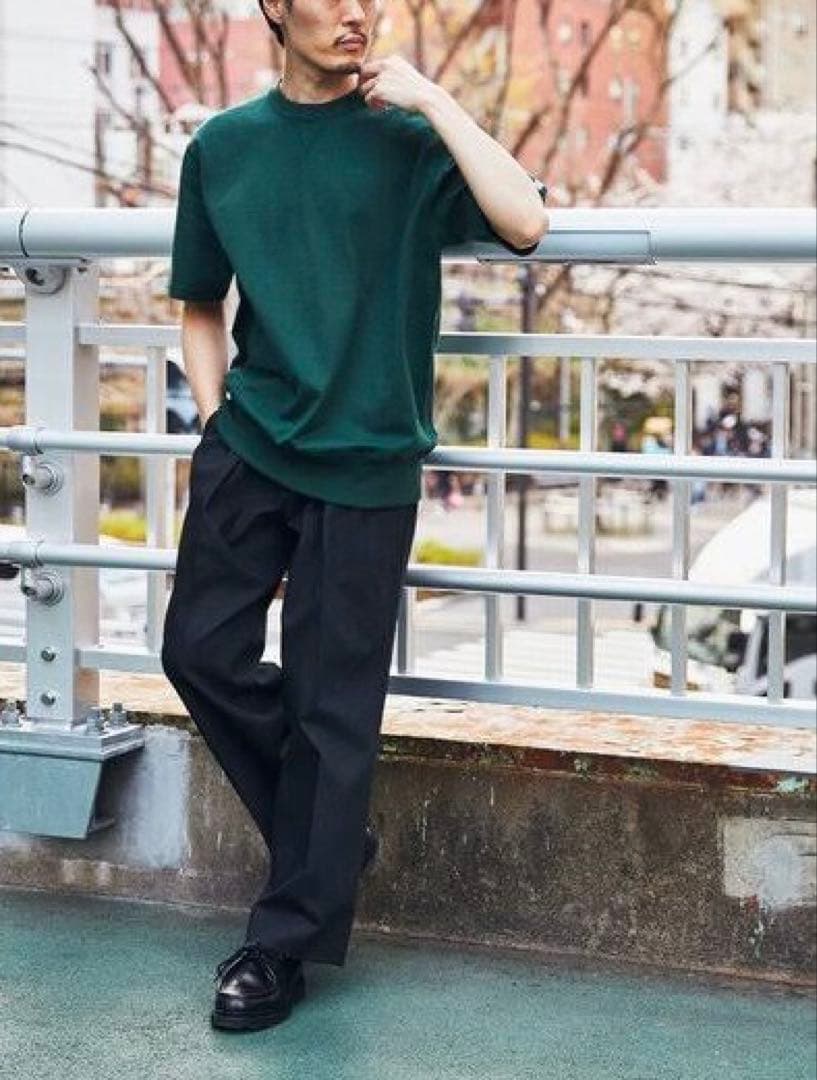 ループウィラー エディフィス 別注 ツリテンジクスウェット型ワイドTシャツ XL