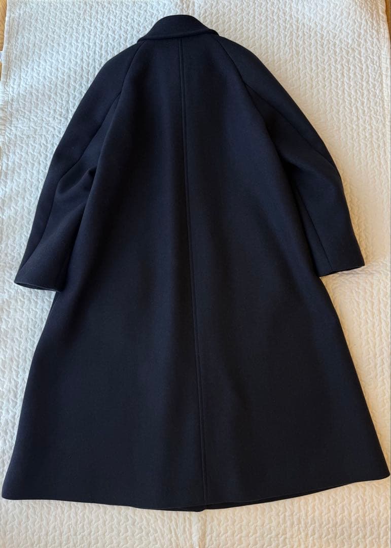 2025 steven alan ウールカシミヤテントロングコート ネイビーS