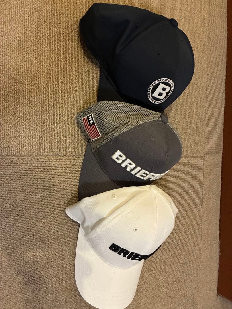 BRIEFING キャップ 3点セット