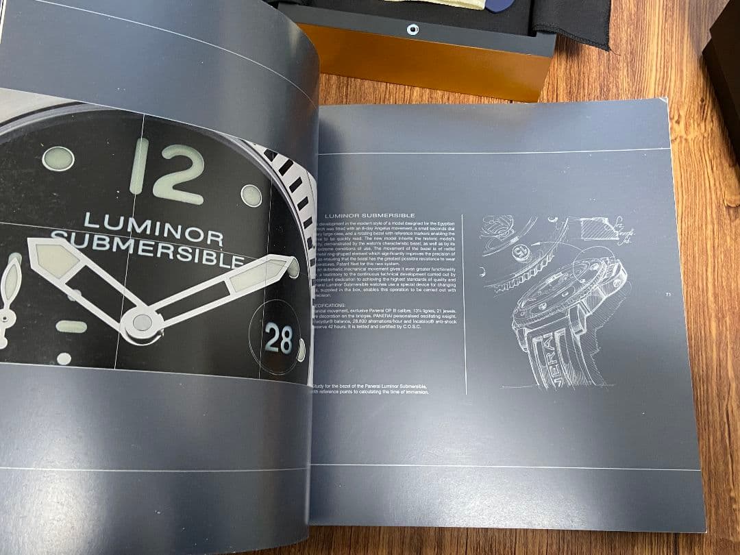 パネライ PAM01313 ルミノールマリーナ デイト 自動巻き 44mm 美品