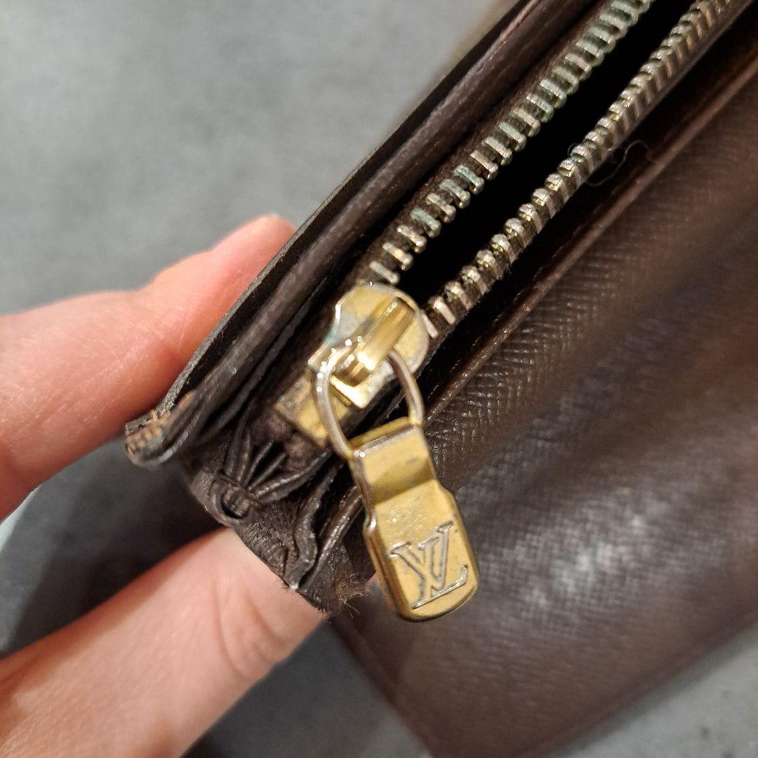 LOUIS VUITTON　 ダミエ　 長財布 　袋付き