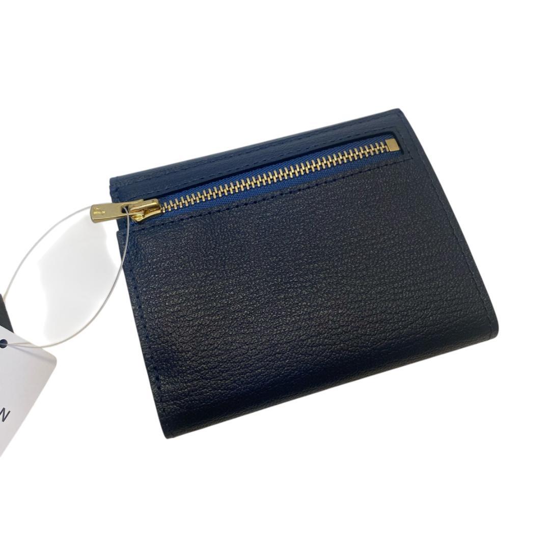 2174【新品 定価3.5万円】ラルコバレーノ×バーニーズ★三つ折り財布★本革★