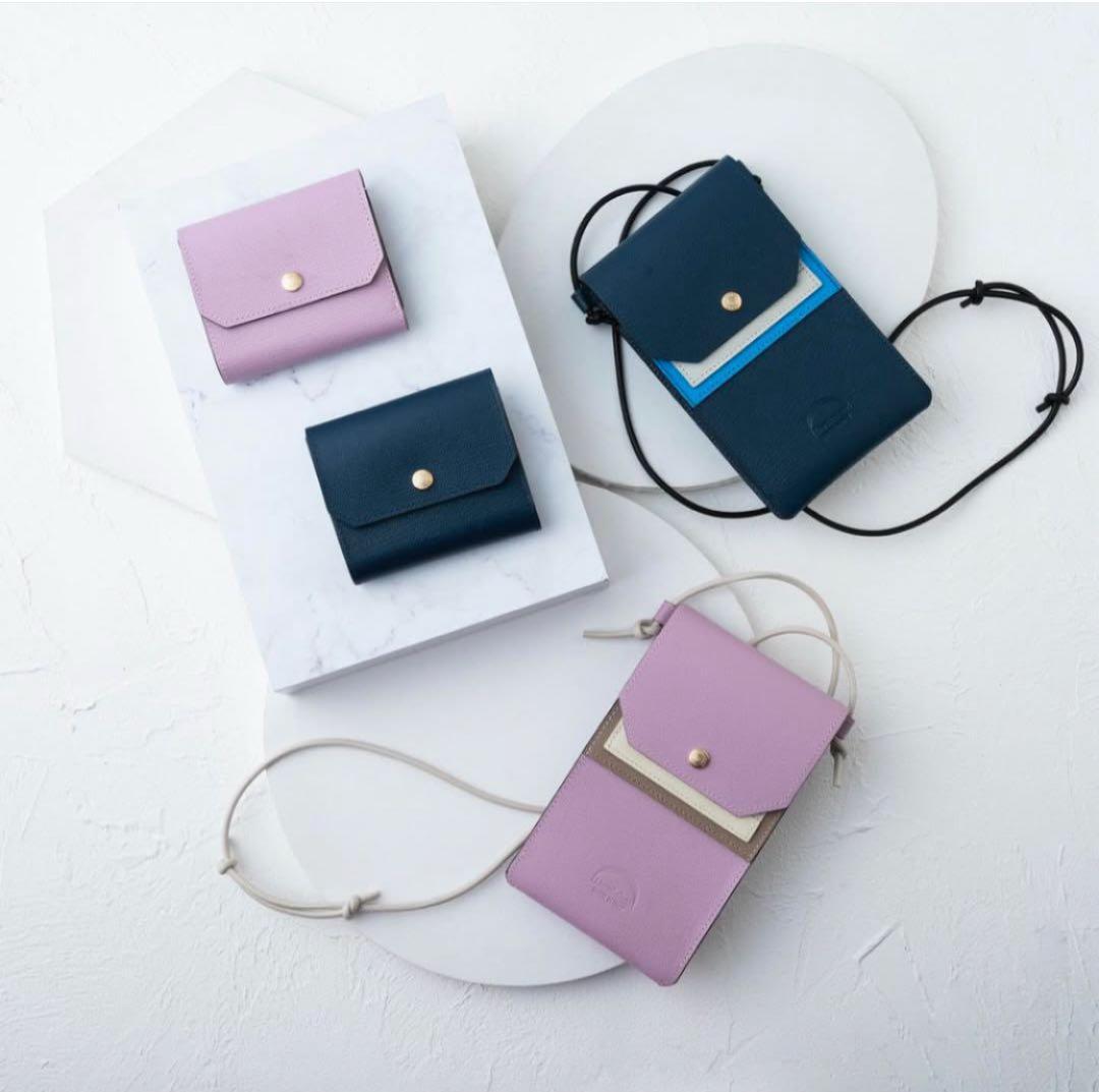 2174【新品 定価3.5万円】ラルコバレーノ×バーニーズ★三つ折り財布★本革★