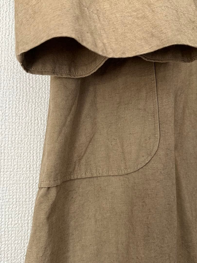 MAGALI コットンリネンウェザートレンチコート