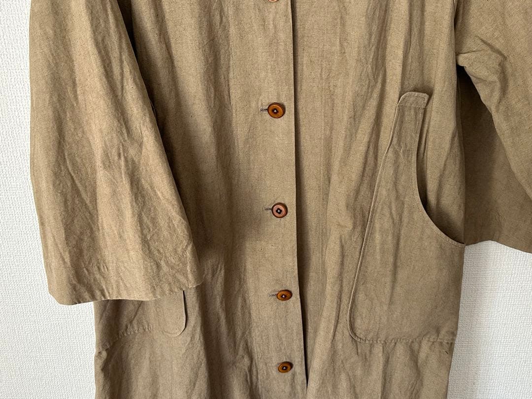 MAGALI コットンリネンウェザートレンチコート