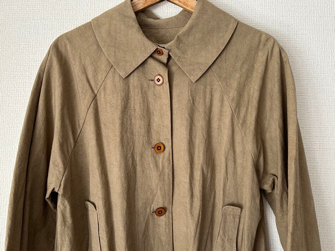 MAGALI コットンリネンウェザートレンチコート
