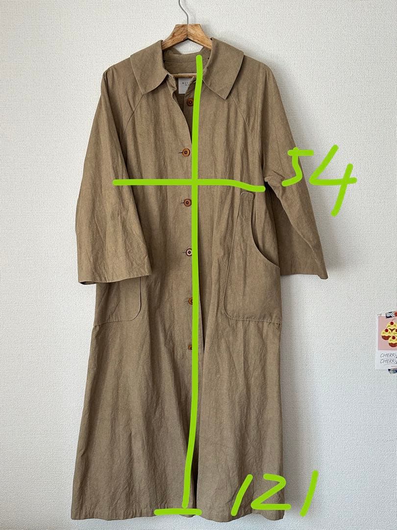 MAGALI コットンリネンウェザートレンチコート