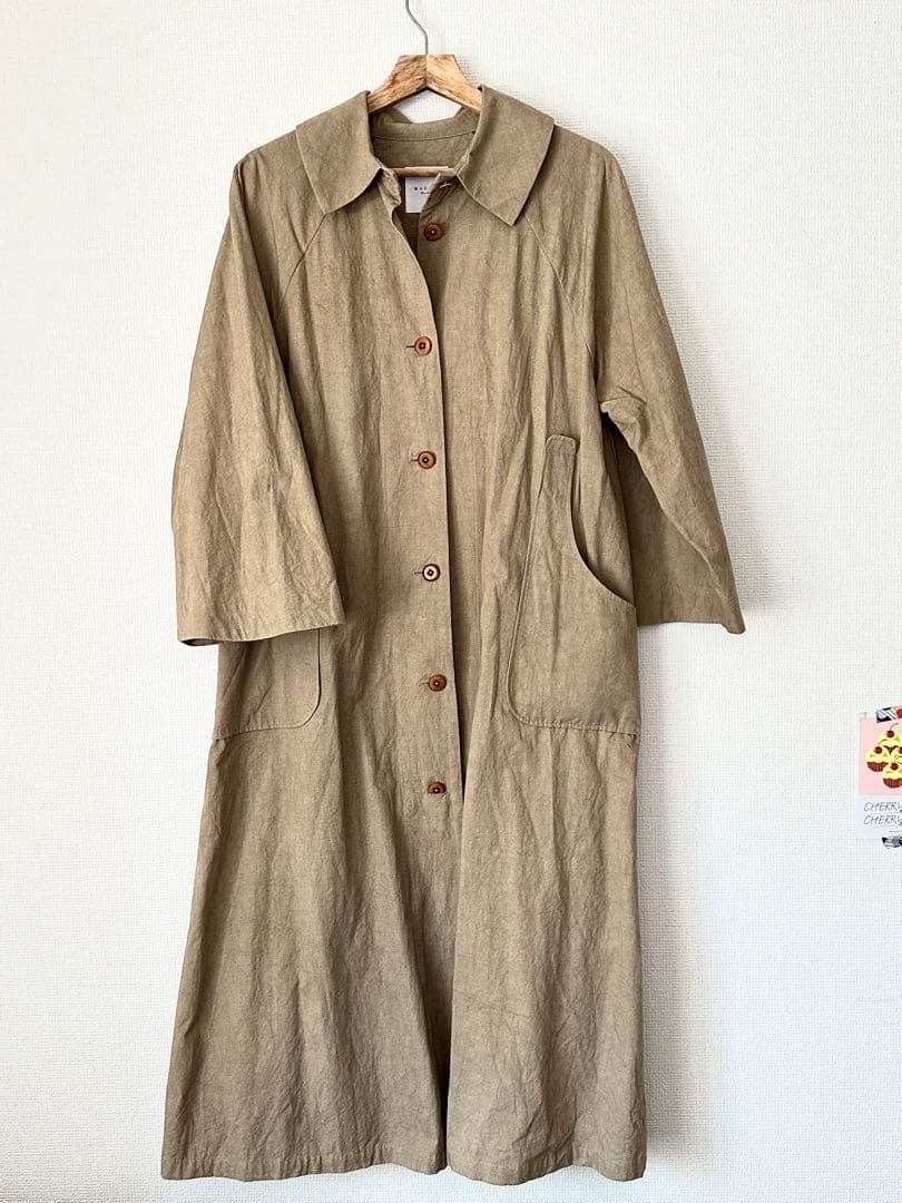 MAGALI コットンリネンウェザートレンチコート