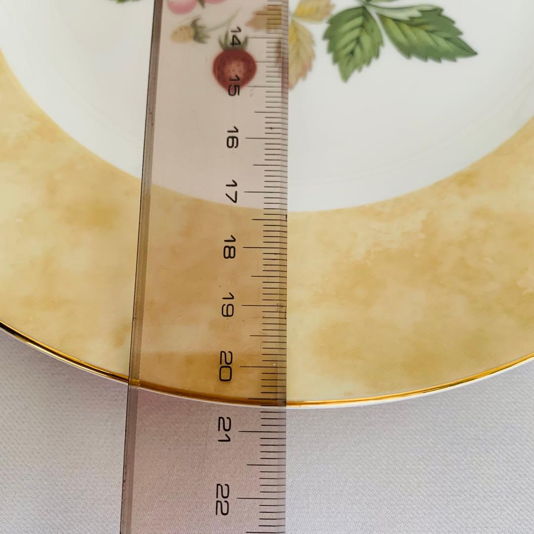 【美品】ウェッジウッド ワイルドストロベリー フルリムプレート５色セット