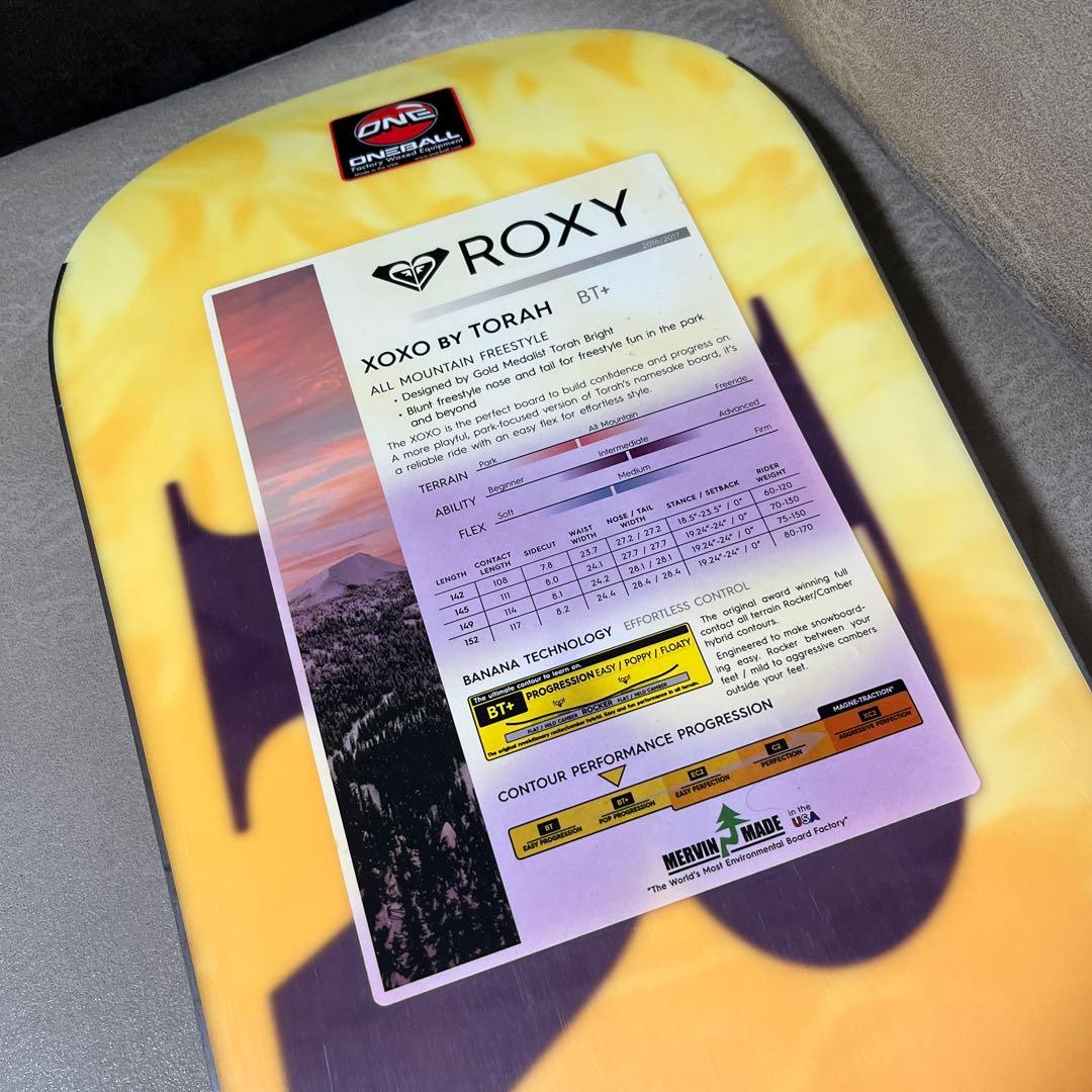 新品未使用 品質シール付き ROXY XOXO 142cm