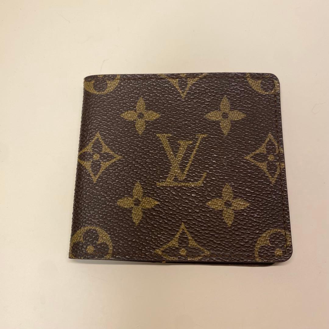 Louis Vuitton ルイヴィトン 二つ折り財布 ブラウン