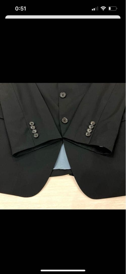 美品✨ヒューゴボス スーツ セットアップ フォーマル 黒 2XL 大きいサイズ