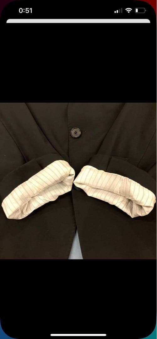 美品✨ヒューゴボス スーツ セットアップ フォーマル 黒 2XL 大きいサイズ