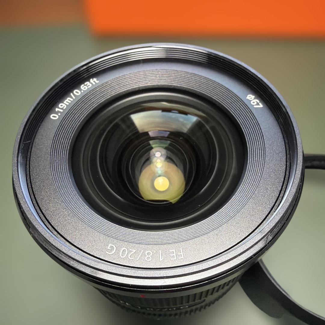 極低使用　SONY FE 20mm F1.8 G SEL20F18G