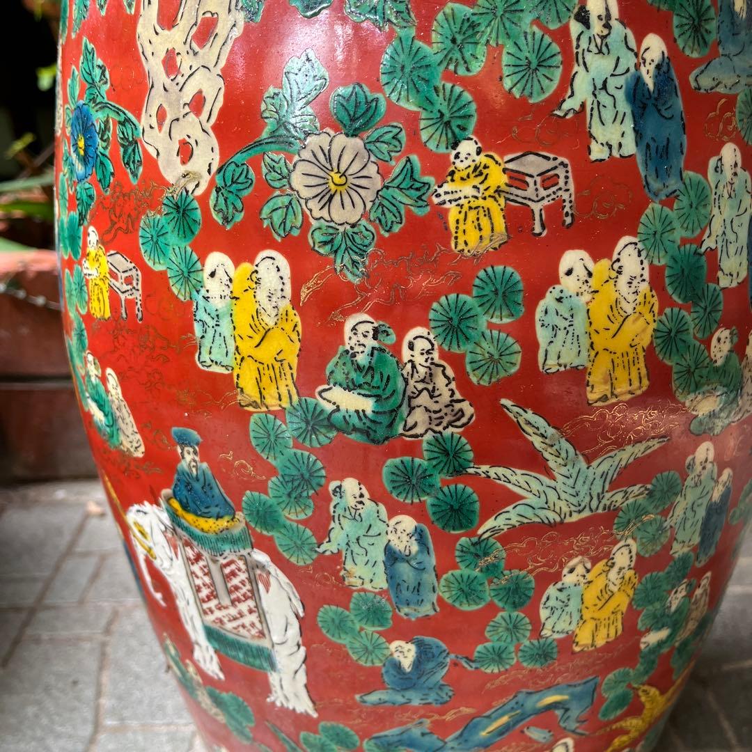 でこい❣️九谷焼　九谷木米　傘立て