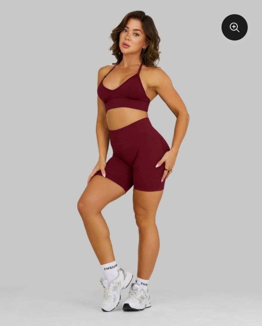 THRIVIN エレベート リブ ミッドウエスト コンターショーツ 二つセット