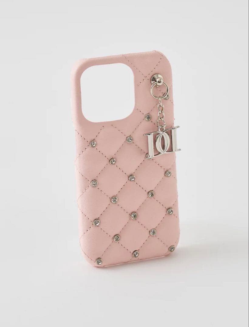 Darich キルティングビジューDDチャームiPhoneケース 16