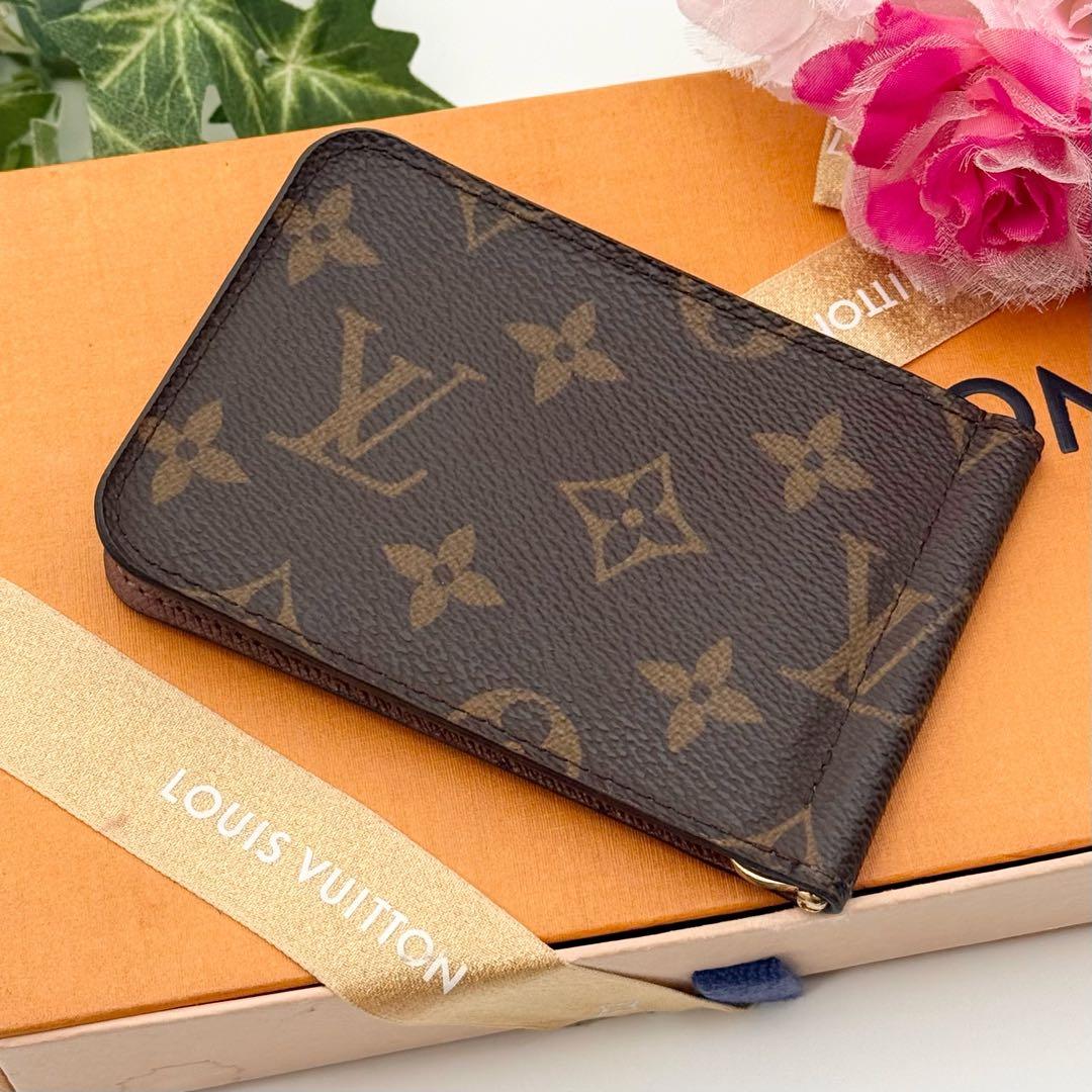 極美品 希少✨ルイヴィトン モノグラム ポルトフォイユ パンス マネークリップ