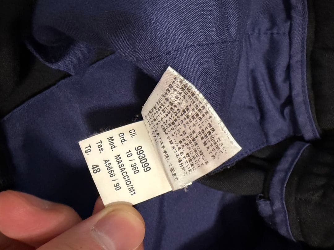 【美品】ジャブスアルキヴィオ 48 マサッチョ ブラック パンツ