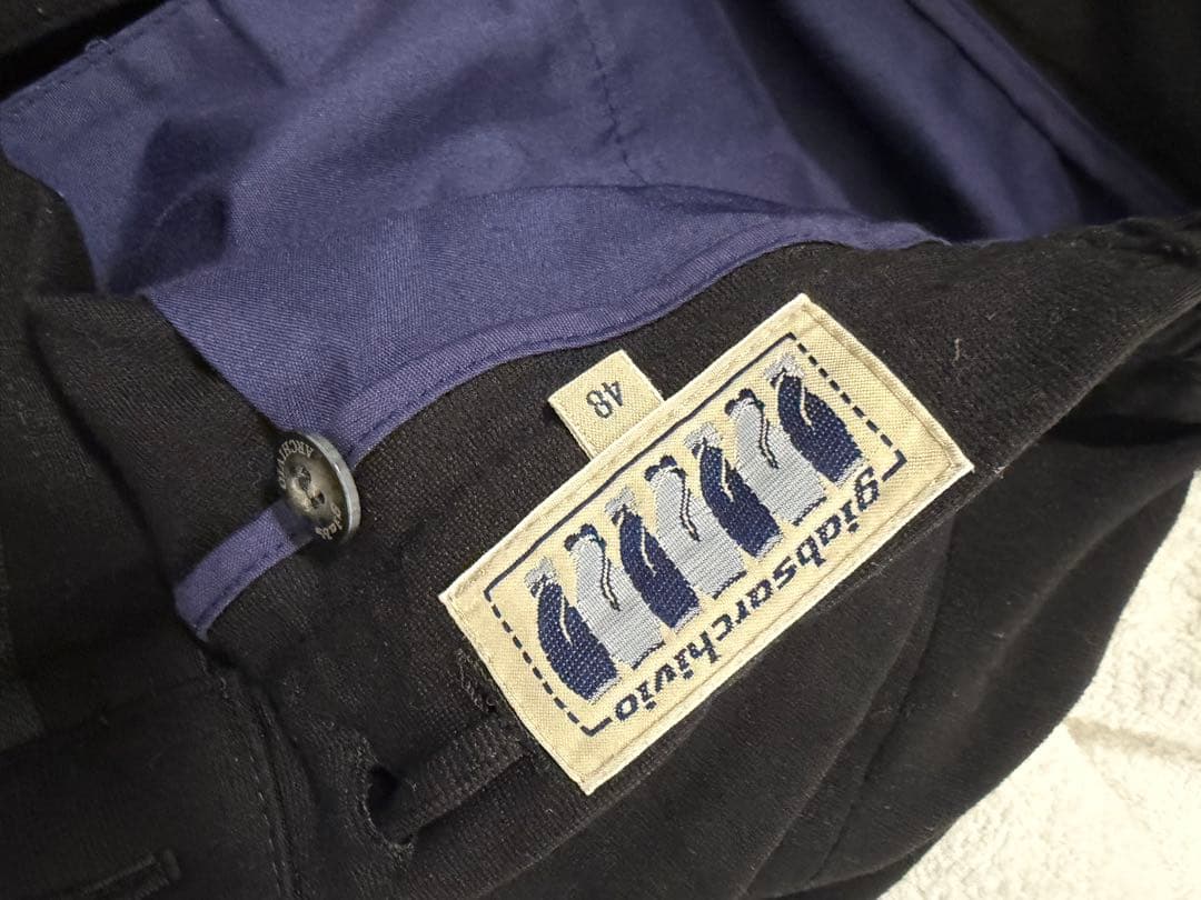 【美品】ジャブスアルキヴィオ 48 マサッチョ ブラック パンツ