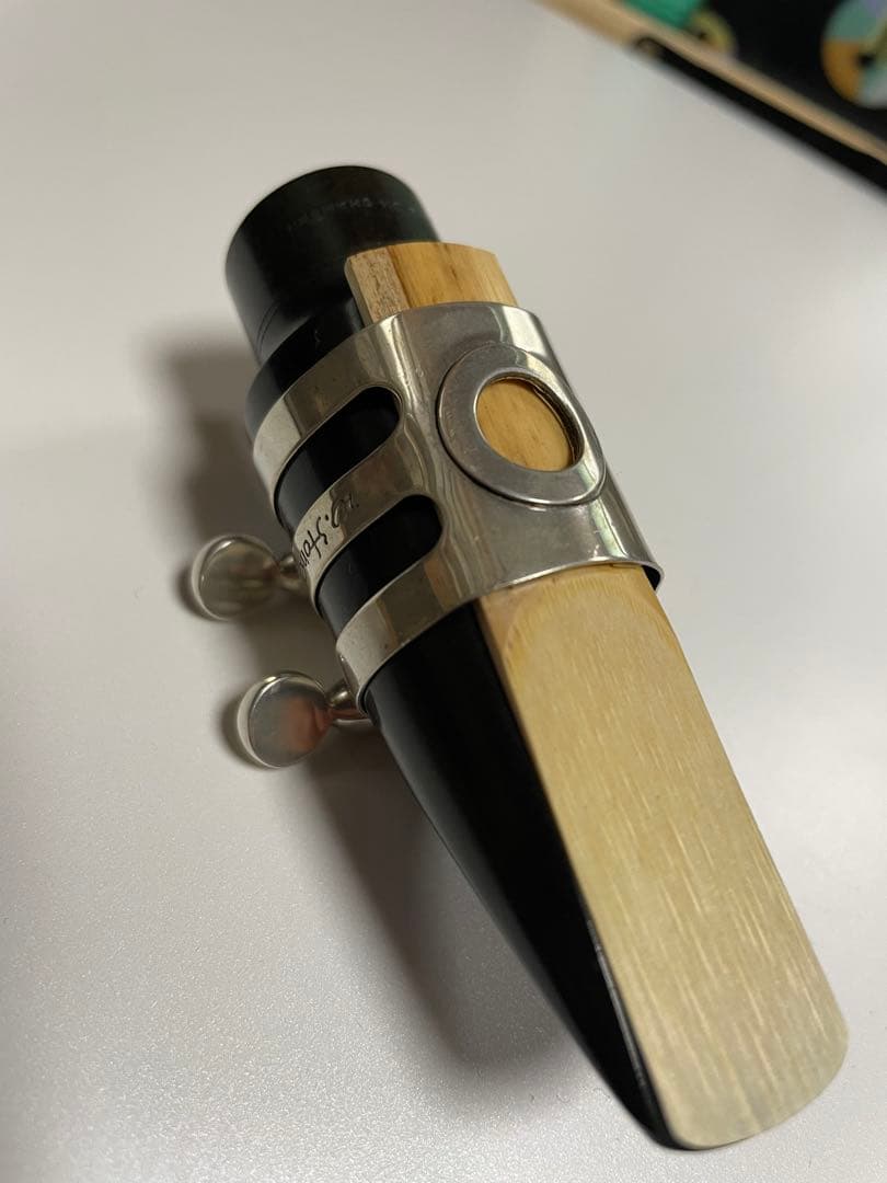 ウッドストーンAサックスリガチャー　スターリングシルバーM