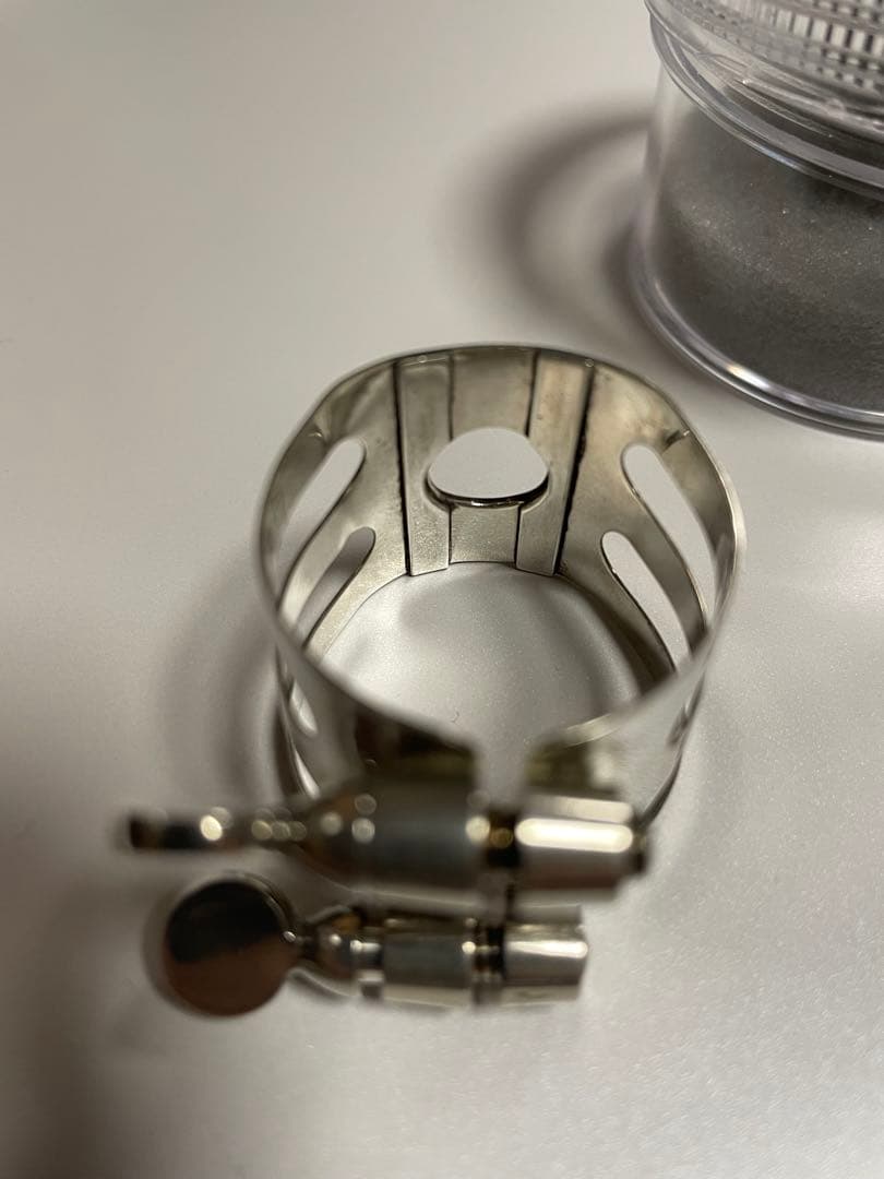 ウッドストーンAサックスリガチャー　スターリングシルバーM