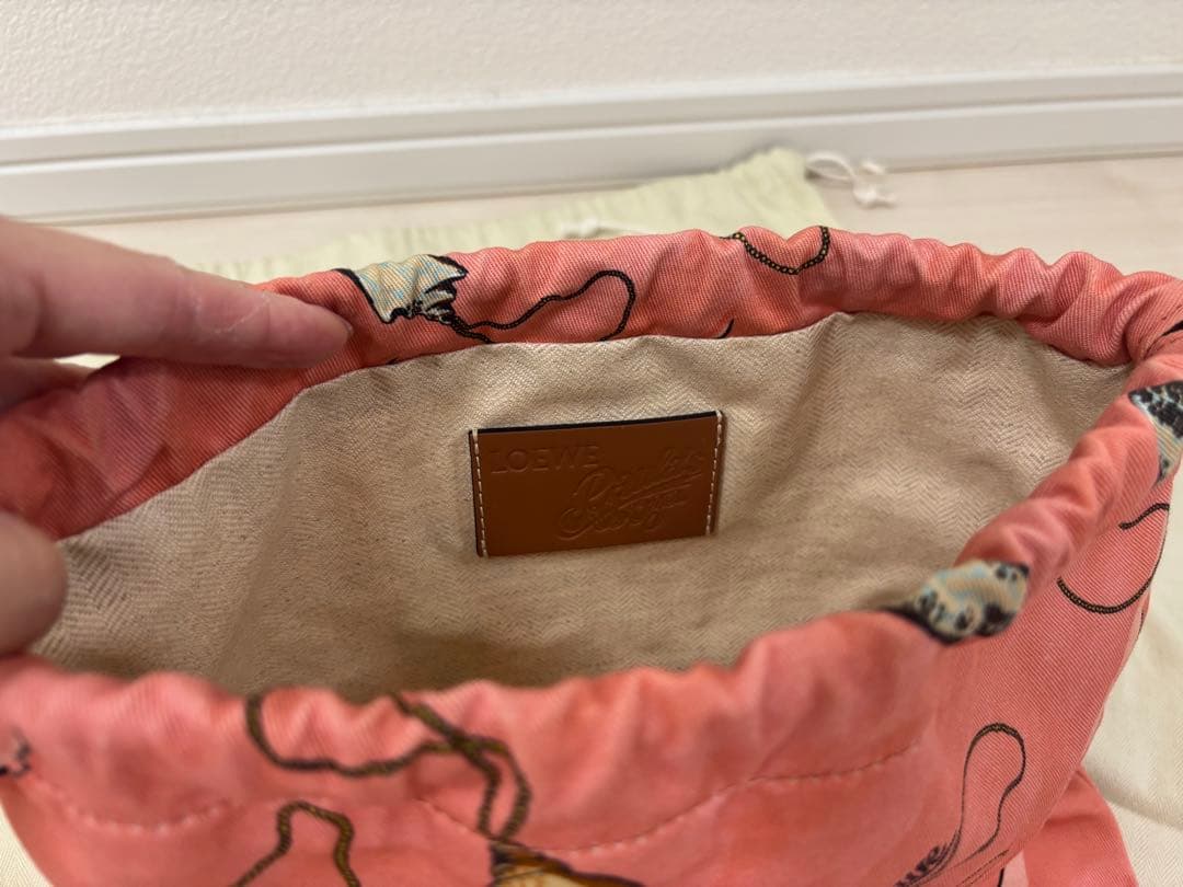 LOEWEロエベかごバッグ/ナチュラル