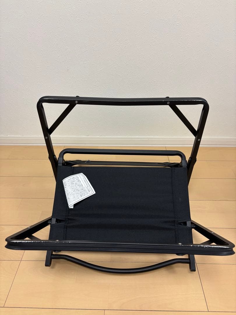 ハイランダー　アルミデッキチェア　ブラック　4脚セット