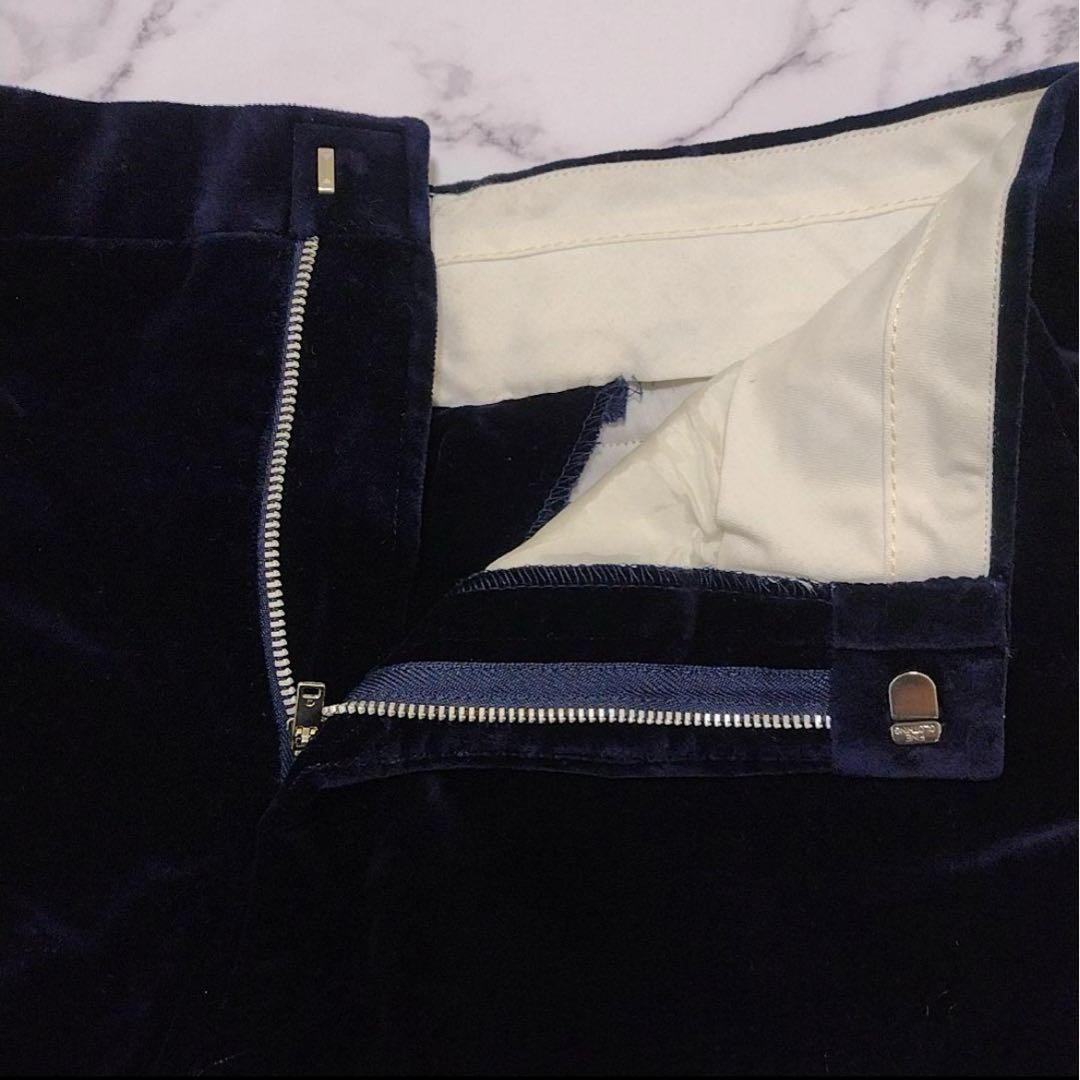 D'URBAN ベルベット セットアップ ネイビー