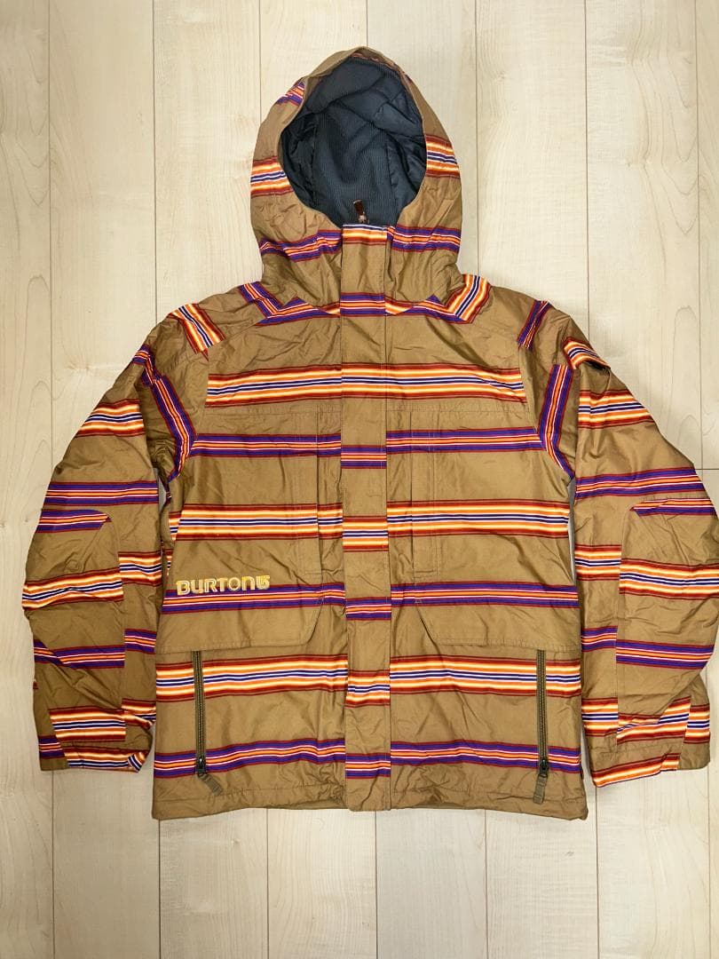BURTON スノーボードジャケット ブラウンストライプ